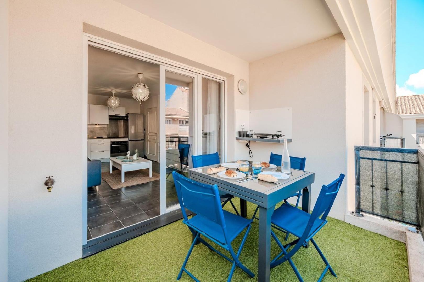 툴롱 Le Neroli T2 Dernier Etage Avec Terrasse Et Garage 아파트 외부 사진